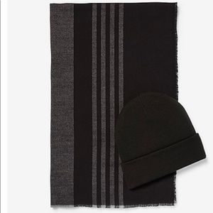 Express Men’s Hat and Scarf Set